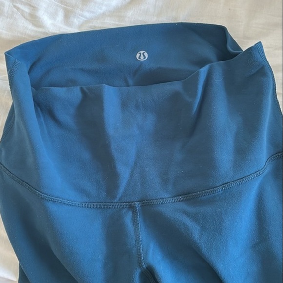 Navy teal Lululemon Align Tights - Picture 2 of 7